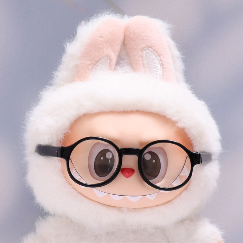 Doll Clothes for Lufufu Fashion Denim Overalls + Red Bow + Camera Set No Glasses