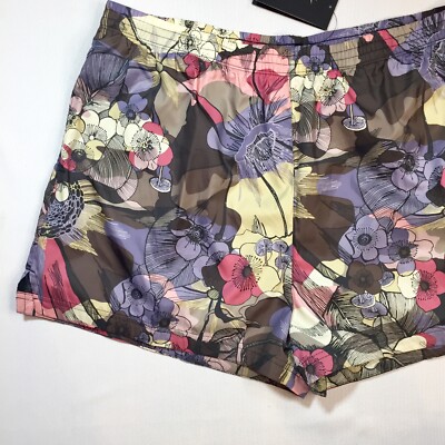 NIKE フローラル柄　スコート X S Nike Femme Women's Floral Shorts Mushroom Print XL Multicolor
