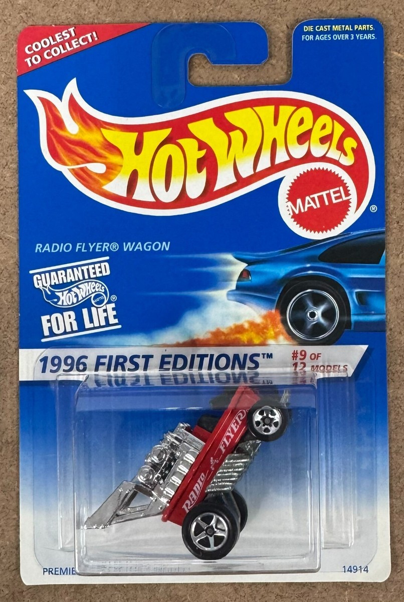 【レアカード】ホットウィール RADIO FLYER WAGON Radio Flyer Wagon Hot Wheels 1996 First Editions #9 of 12