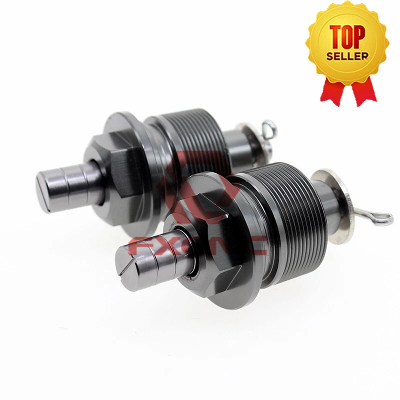 Ajustadores de precarga CNC motocicleta perno de horquilla para horquillas convencionales Showa 31 mm x2 Foto 4 de 4