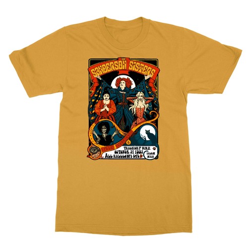 Hocus Pocus The Sanderson Sisters Halloween Men's T-Shirt - Picture 6 of 15