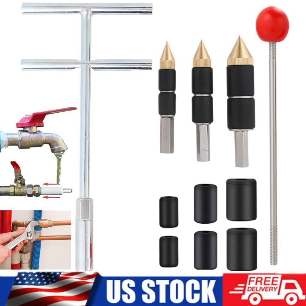1Set Pipe Water Stopper Kit Hot-Melt Water Stop Needles Home Plumbing Repairs