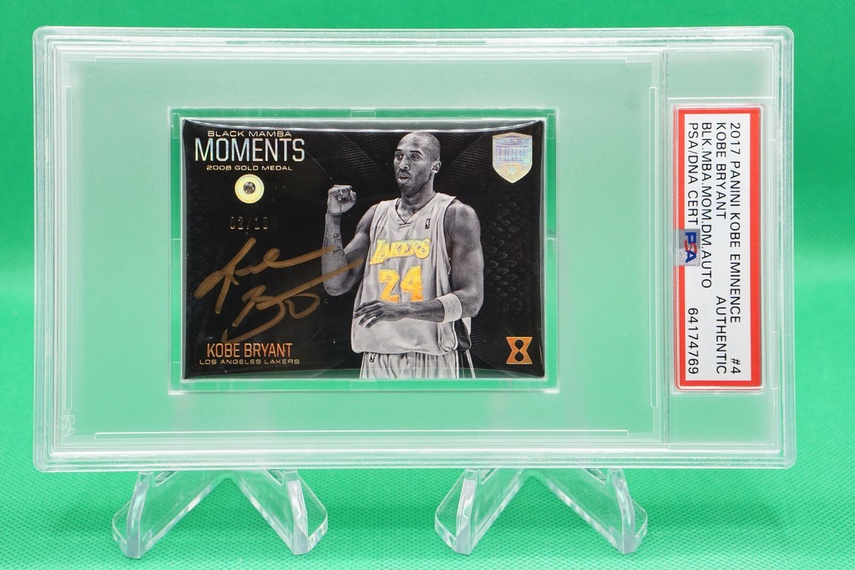 2017-18 Eminence Kobe Bryant Black Mamba Moments Diamond Auto 2/10 