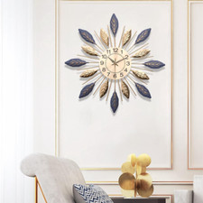 Large Wall Clocks for Living Room Modern,55Cm Decorative Kitchen Wal