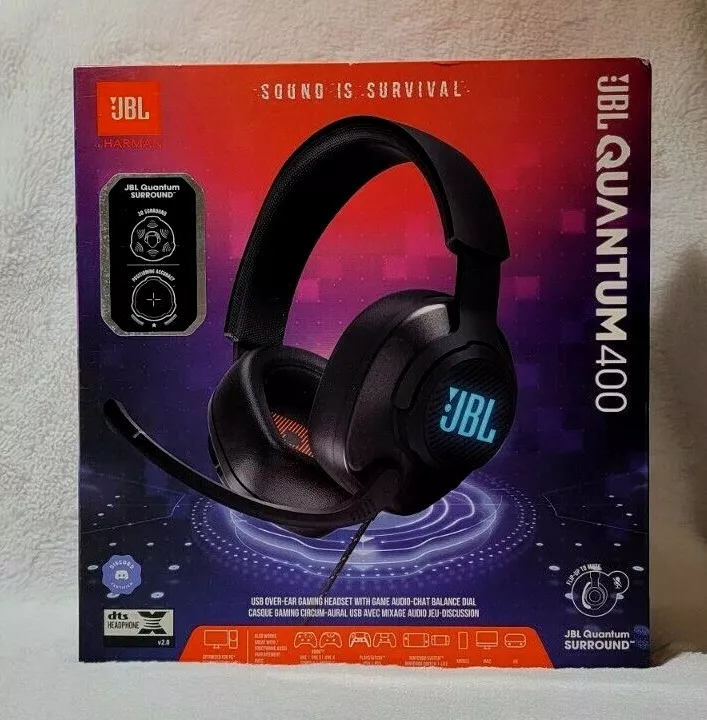 JBL Quantum 400 Wired Over-ear Gaming Headset - Black 50036369718