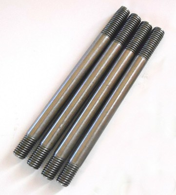 304 1 pc 7//8/" Stainless Steel Rod 6/" Long Tapped 3//8/"-18 One End
