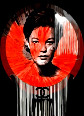 7 Jahre Ebay Hommage Romy Schneider 01 70x100 cm Leinwandbilder/PopArt/Kult/Film