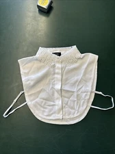 Hallhuber Fake Collar Cream Pearl Half Shirt