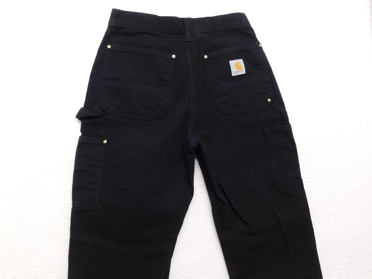 Vintage Carhartt Double Knee Pants ~30x33.5 B01-BLK USA Vintage Carhartt Double Knee Pants ~30x33.5 B01-BLK USA