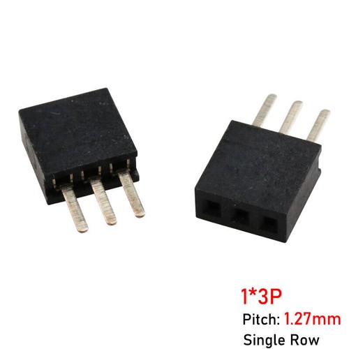 Pitch 2P-40P PCB Male / Female Pin Header Single / Double Row Connector 1.27mm - Picture 14 of 44