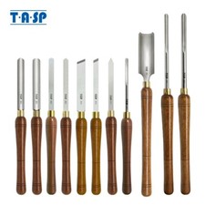 HSS Woodturning Gouge Wood Lathe Turning Tools Spindle Bowl Carpentry Chisel wit