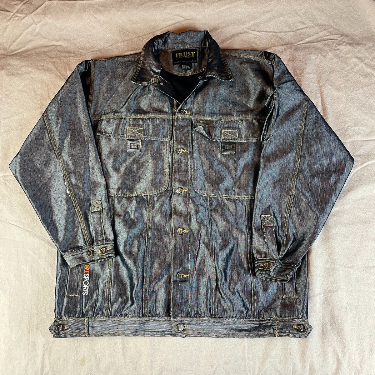 ジャケット・アウター archive fur grunge denim jacket y2k LED RECHWE - 00s archive LED RECHWE fur denim jacketの通販