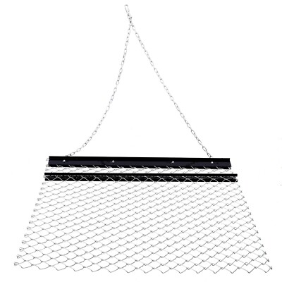 4 x 5 ft Chain Field Drag Drag Harrow Tract ATV Lawn Rake for Landscape Leveling