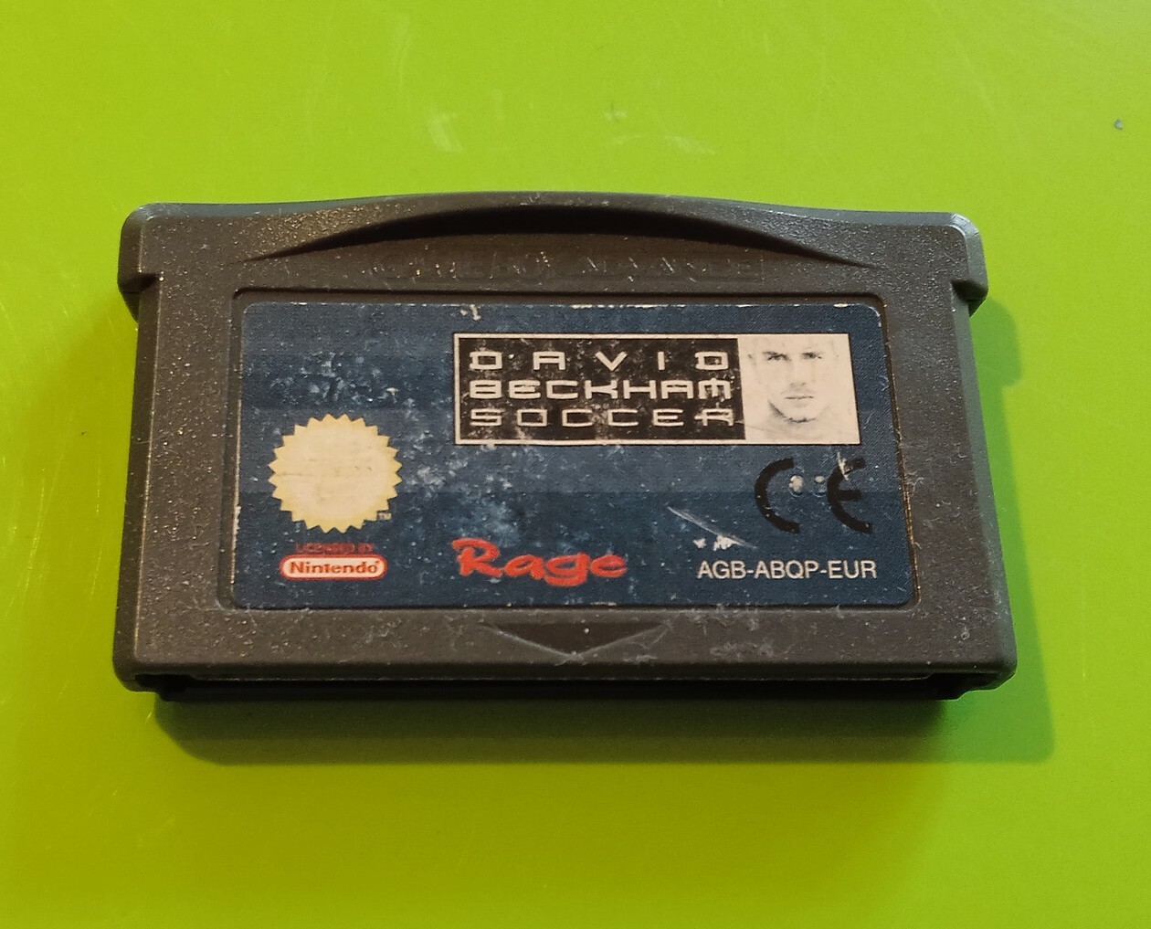 GAME BOY David Beckham Soccer GBA NINTENDO ADVANCE en loose