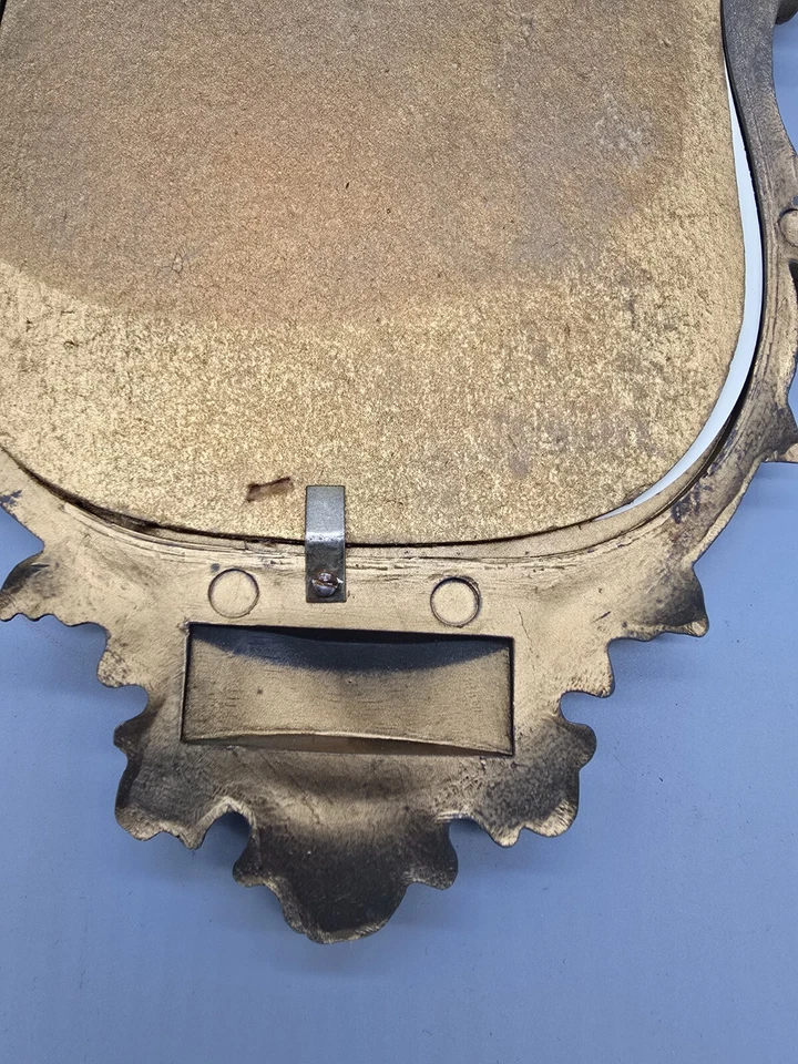 Espejo con marco de plástico de vidrio Hollywood Regency 1970 Everest Italia  Foto 3 de 4