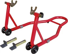 Jack Boss Motorcycle Stand Front and Rear Combo Wheel Lift Stands, 500Lbs