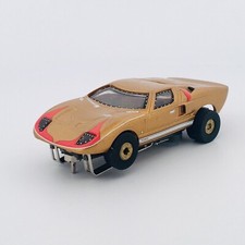 Auto World Ford GT40, Bronze / Red, Gold Wheels, ThunderJet, New Loose