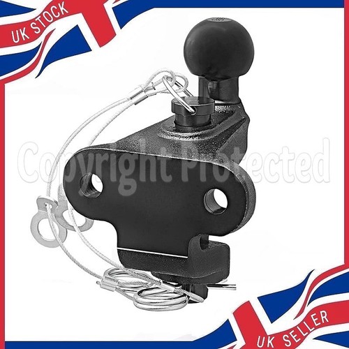 3.5T TONNE 50MM TOW BALL & PIN HITCH TOWING BAR JAW COUPLING ECE R55 APPROVED - Picture 2 of 6