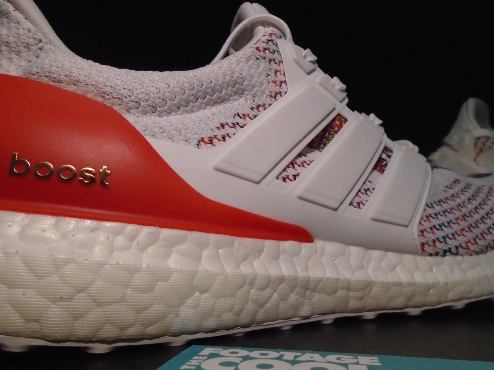 2018 ADIDAS ULTRA BOOST M 2.0 MULTI-COLOR WHITE RED NMD R1 BB3911 13 image 2