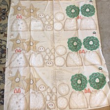 Fabric Panels to make a pair of snowmen - 3 sets