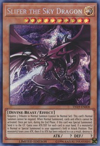 Slifer the Sky Dragon (alternate art) - TN19-EN008 - Prismatic Secret Rare - Lim