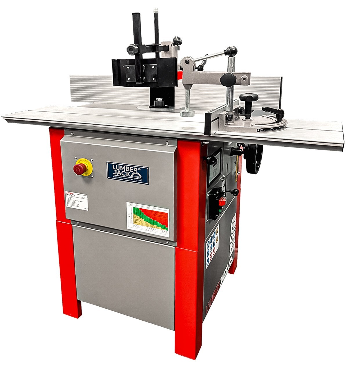 Spindle Moulder 1500W Cast Iron Table Sliding Fence 4 Speeds Dust Port 240V Pro