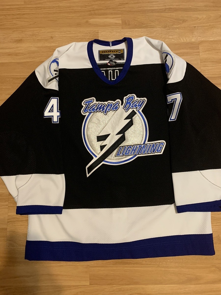 GRAHAME TAMPA BAY LIGHTNING KOHO AUTHENTIC NHL HOCKEY JERSEY Black 52