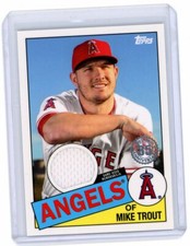 2020 Topps Baseball 1985 Relic #85R-MT Mike Trout