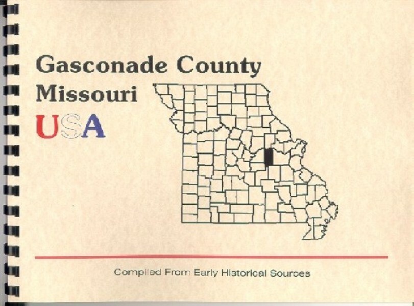Gasconade County Missouri 1889 Goodspeed history biographies Hermann MO