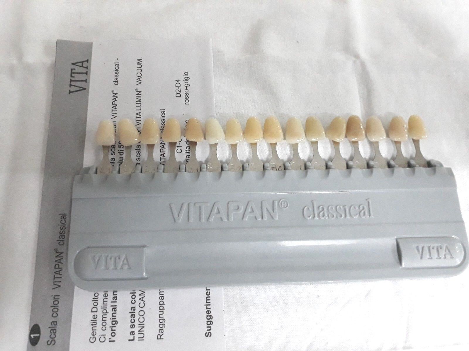 Porcelain Dental Shade Guide VITAPAN Classical 16 Colours First copy