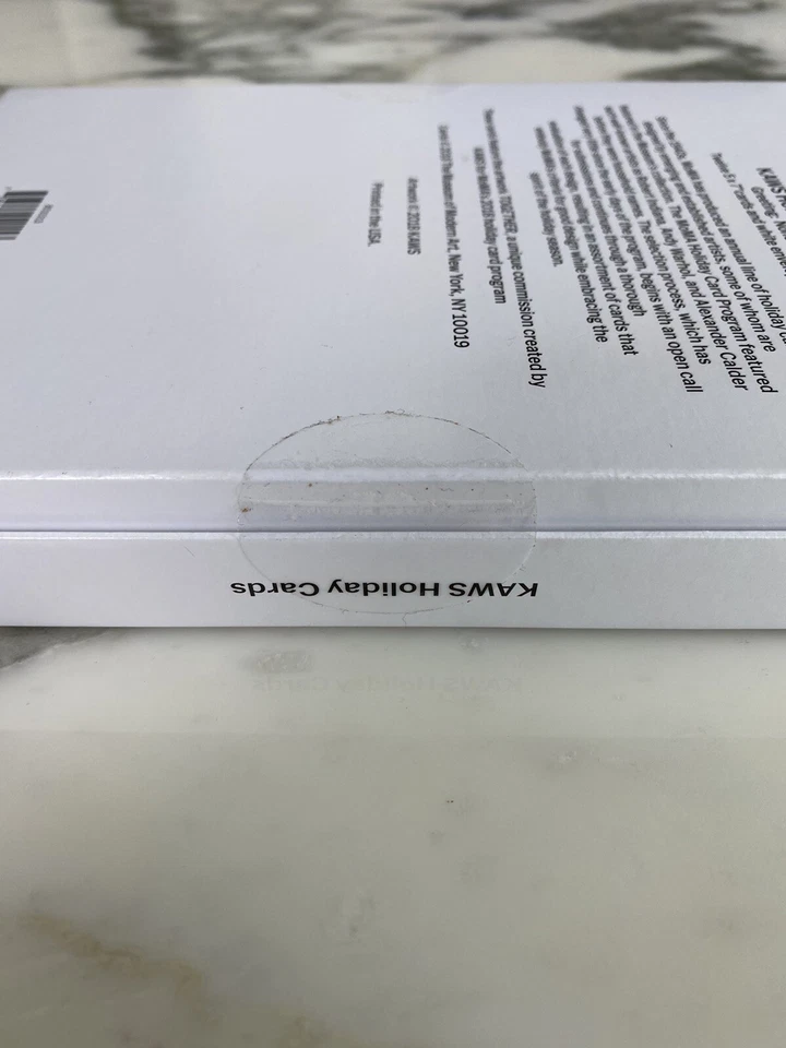 Tarjetas de Navidad/Vacaciones KAWS - Juego de 12 tarjetas y sobres 2018 sellados Foto 3 de 4