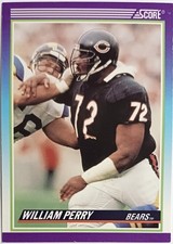 William The Fridge Perry - 1990 Score - Chicago Bears #509