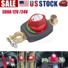 Heavy Duty Battery Disconnect Top Post Kill Switch 12V-48V Shut Off For Car RV
