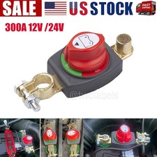 Heavy Duty Battery Disconnect Top Post Kill Switch 12V-48V Shut Off For Car RV