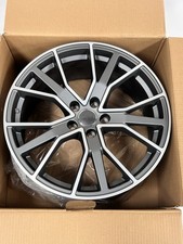 22"/ Audi Q7 2015-2025/Satin Gunmetal Grey (set 3)RS6D Design 9.5j Alloy Wheels