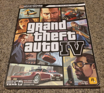 BradyGames Grand Theft Auto IV Strategy Guide Niko Bellic Bonus Map 2008