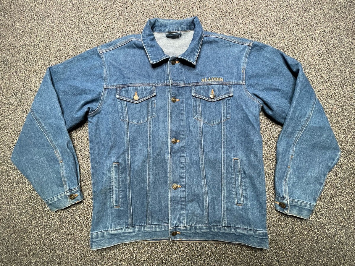 Vintage Aladdin (Closed) Hotel Casino Las Vegas Denim Jacket