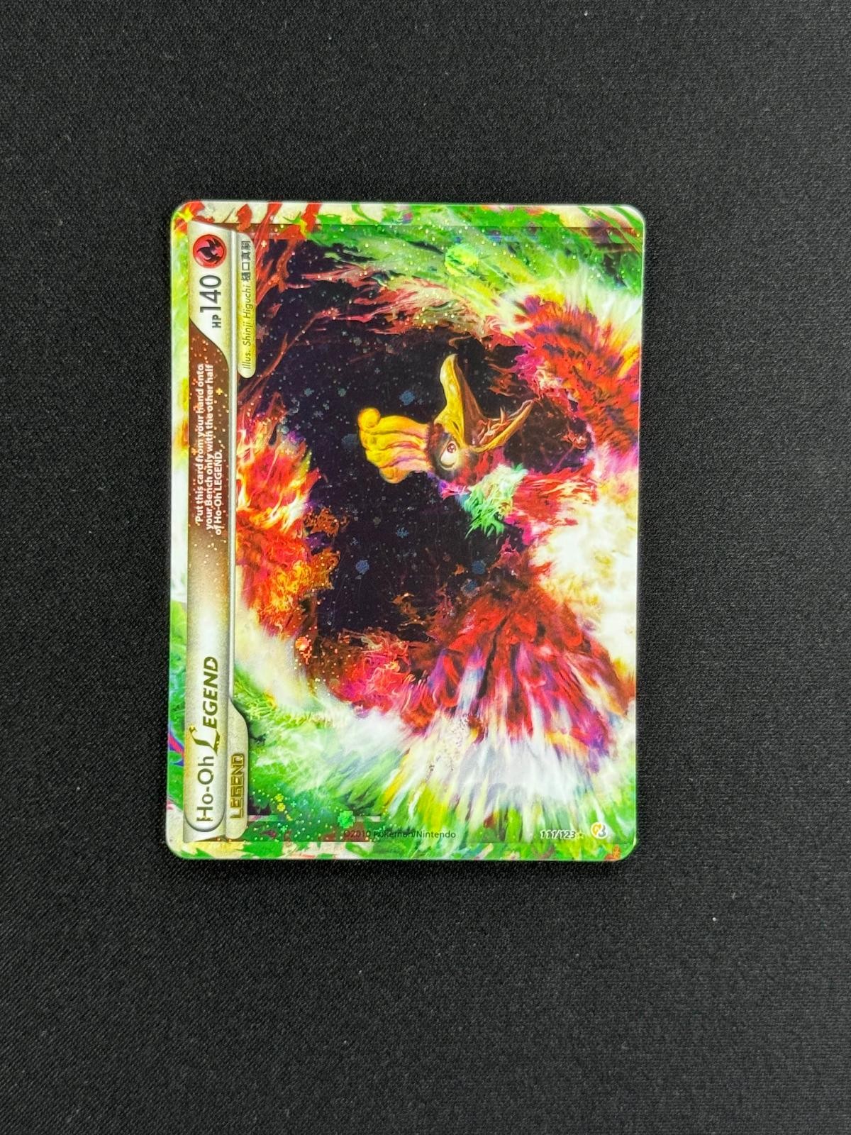 Ho-Oh LEGEND 111/123 LEGEND HeartGold & SoulSilver Pokemon Holo Lightly Played