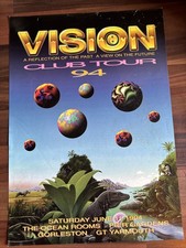 Vision Rave Flyer , Club Tour 94 , A4