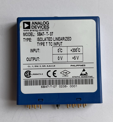 Analog Devices 5B47-T-07 - Thermocouple Type T, 0-5V analog output (sold 1 each)