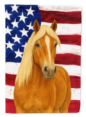 Haflinger Chestnut American Flag