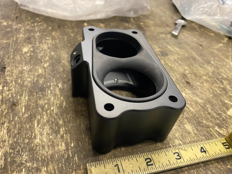 Adaptador purificador de aire de admisión Kawasaki Vulcan vn1700 VN 1700 hipercargador Kuryakyn Foto 3 de 4