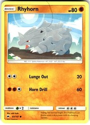 Rhyhorn 65/147 Burning Shadows Common