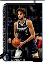 2025-26 Topps Basketball - Dereck Lively - #172 Base Card - Dallas Mavericks