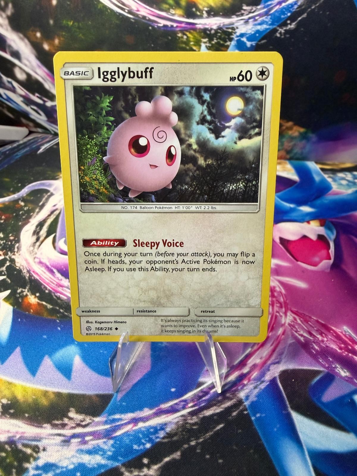 IGGLYBUFF 168/236 COSMIC ECLIPSE Uncommon Pokemon