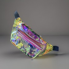 Sojourner Holographic Fanny Pack Festival Waist Bag Rainbow Belt Bag
