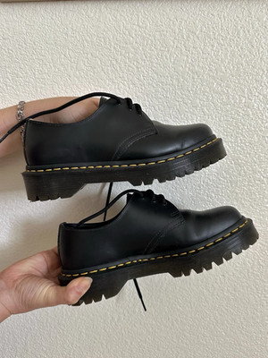 Dr. Martens 1461 Bex Black Unisex US 6M/7L Smooth Leather Oxford Shoes with Kit