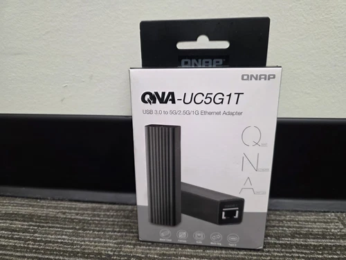 QNAP QNA-UC5G1T USB 3.0 to 5Gbe Adapter - New/ Sealed