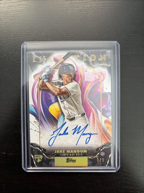2025 Topps Inception Rookie and Emerging Stars Autographs Jake Mangum 1/1