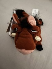 Lion King Pumbaa Beanbag Soft Toy Plush BNWT - 20cm